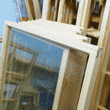 Обычные деревянные окна без стеклопакета