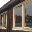 Деревянные окна для дачи, установленные самостоятельно