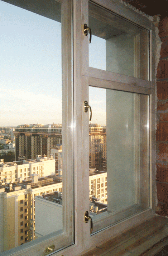 Тёплое финское окно в квартире Санкт-Петербурга